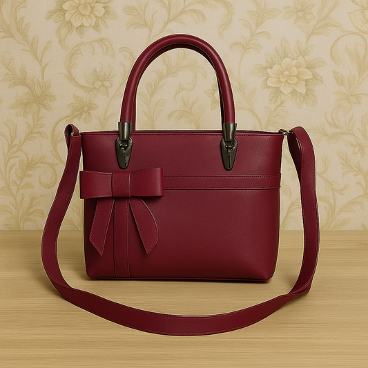 Top Handle Bag with Crossbody Strap