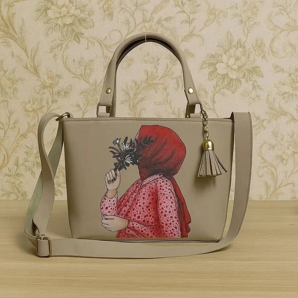 Hijab Girl Printed Handbag - Purse Paradise