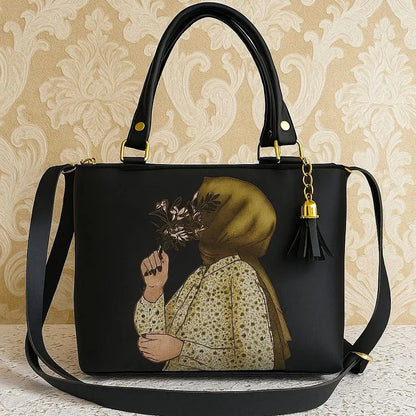 Hijab Girl Printed Handbag - Purse Paradise