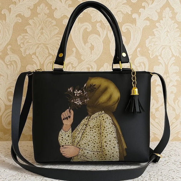 Hijab Girl Printed Handbag - Purse Paradise